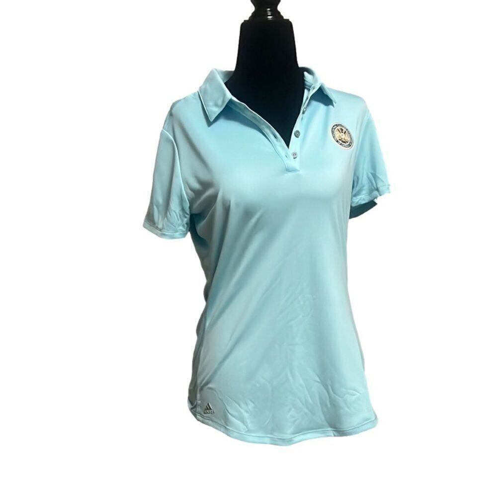 ADIDAS PERF POLO LIGHT BLUE PGA GOLFER’s ASSOCIATION QUARTER ZIP SIZE S